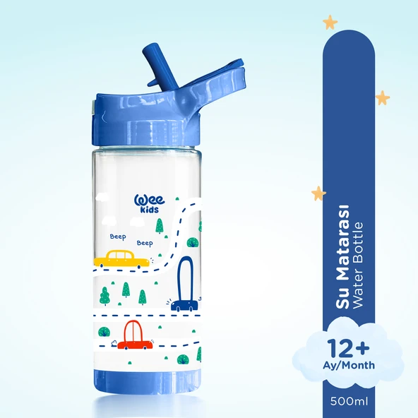 Wee Baby WK Pipetli Bardak 500 ml - Araba - 2