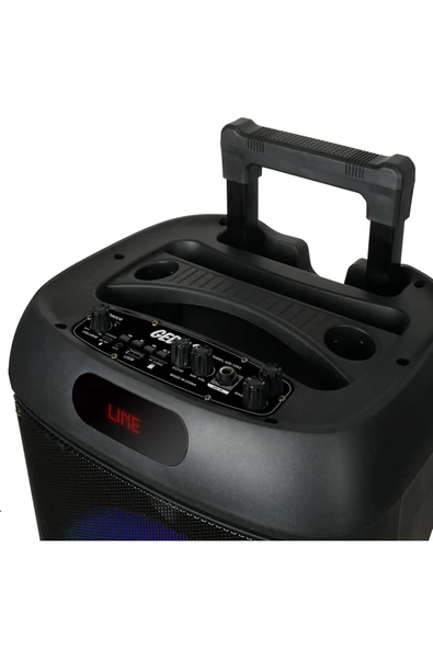 mastersonic Gd-1203 Dijital Led Göstergeli Fm Radyolu Mikrofonlu Rgb Tws 12 Inç Stereo Bass Kablosuz - Resim 5