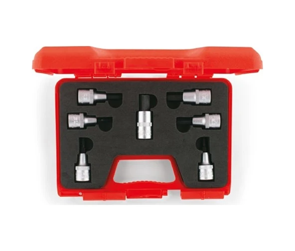 İzeltaş 1113001107 Lokmalı Allen Uç Takımı 60 mm ı 1/2" İnç - 7 Parça ürün görseli