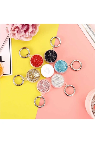 mastersonic MTSC Airtag 03 Uyumlu Silikon Anahtarlık-Rose Gold - Resim 3