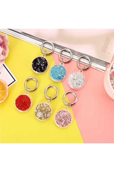 mastersonic CRCR Airtag 03 Uyumlu Silikon Anahtarlık-Kırmızı - Resim 2