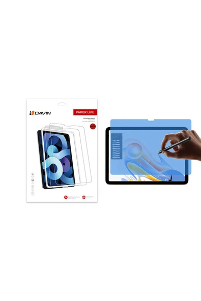 mastersonic iPad Pro 13 2024 Kağıt Hisli Mat Uyumlu Davin Paper Like Ekran Koruyucu-Şeffaf ürün görseli 1