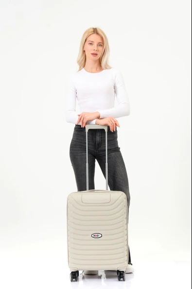 Keo-Plus Kemik Kabin Boy Silikon Kırılmaz PP Valiz ürün görseli