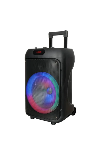 mastersonic Gd-1203 Dijital Led Göstergeli Fm Radyolu Mikrofonlu Rgb Tws 12 Inç Stereo Bass Kablosuz - Resim 2