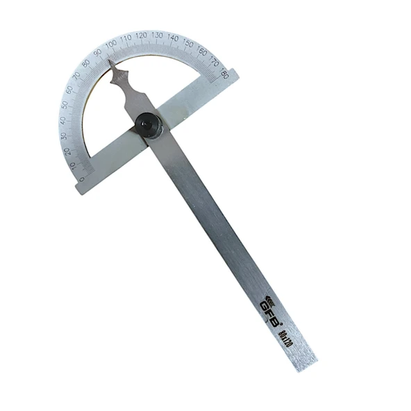 Gfb 1432 Paslanmaz Çelik Açılı Gönye 150 x 200 mm - Hassas Açı ölçer - Resim 3