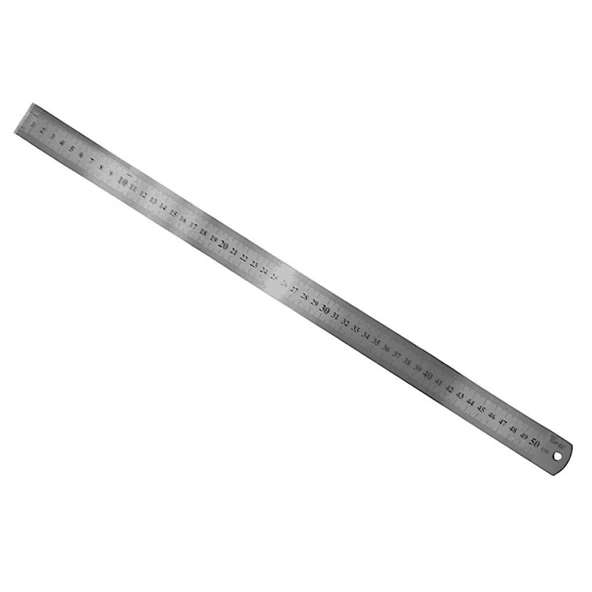 Gfb 1446 Paslanmaz Çelik Cetvel 600 x 30 x 0,85 mm - Hassas Ölçüm Cetveli - Resim 2