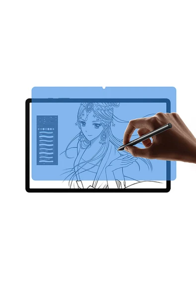 mastersonic Galaxy Tab S9 Uyumlu Zore Paper-Like Ekran Koruyucu-Renksiz ürün görseli 1