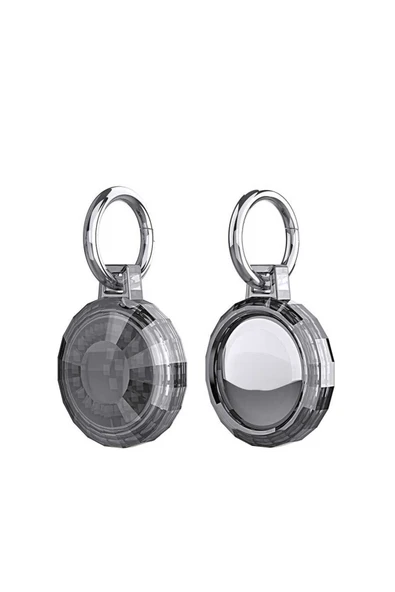 mastersonic Airtag 04  Uyumlu Silikon Anahtarlık - Siyah ürün görseli 1