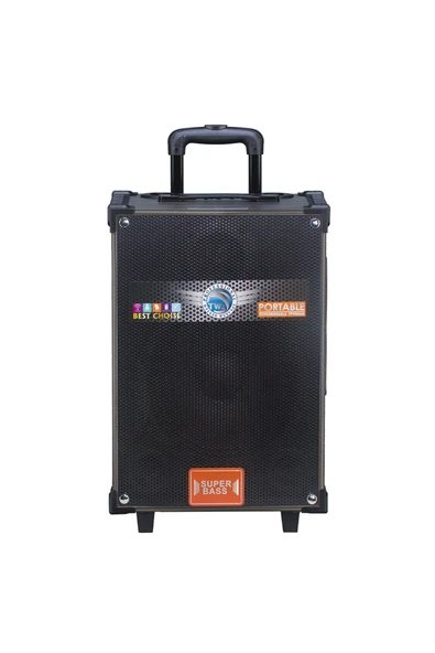 mastersonic Zore LT-910 Dijital LED Göstergeli FM Radyolu Mikrofonlu Gitar Girişli TWS 10 inç Stereo Bass Kablos - 3