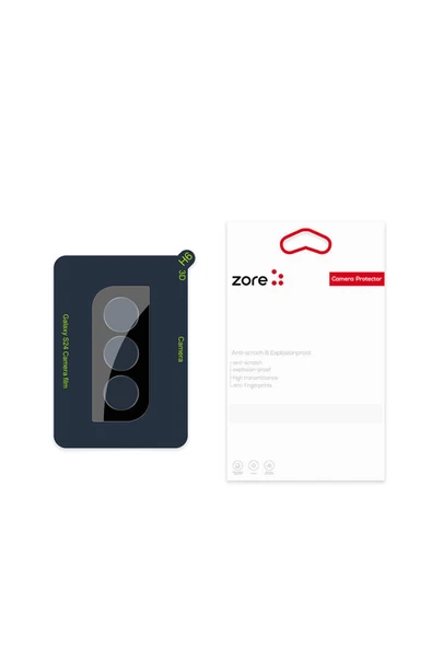 mastersonic Galaxy S24 FE Uyumlu MTSC 3D Kamera Camı-Siyah - Resim 2