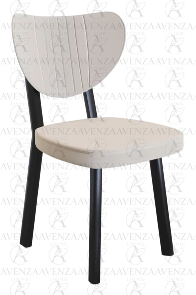 AVENZA LİVİNG ELMA SANDALYE 4 LÜ BEJ MUTFAK SANDALYESİ, YEMEK, BAHÇE, KAFE - 2