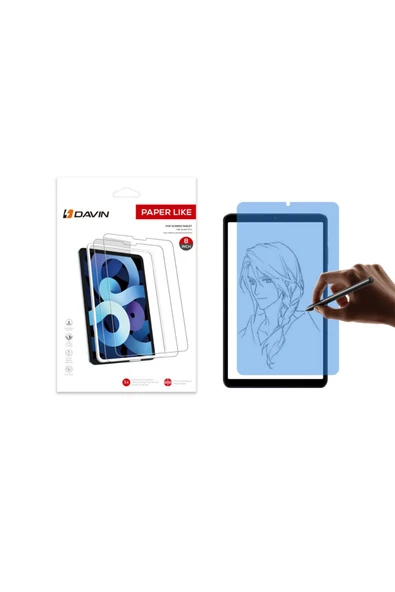 mastersonic Xiaomi Redmi Pad SE 8.7 Kağıt Hisli Mat Uyumlu Davin Paper Like Tablet Ekran Koruyucu-Şeffaf ürün görseli 1