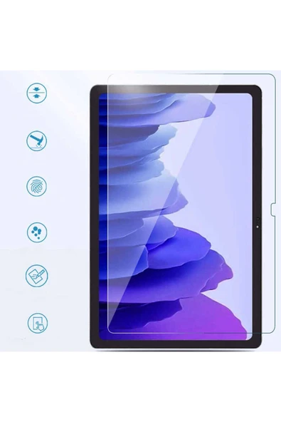 mastersonic Galaxy Tab A7 10.4 T500 (2020) Uyumlu Zore Tablet Temperli Cam Ekran Koruyucu-Renksiz - Resim 5