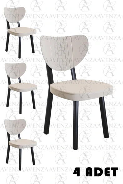 AVENZA LİVİNG MUTFAK SANDALYESİ, YEMEK, BAHÇE, KAFE, MODERN ELMA SANDALYE - 1