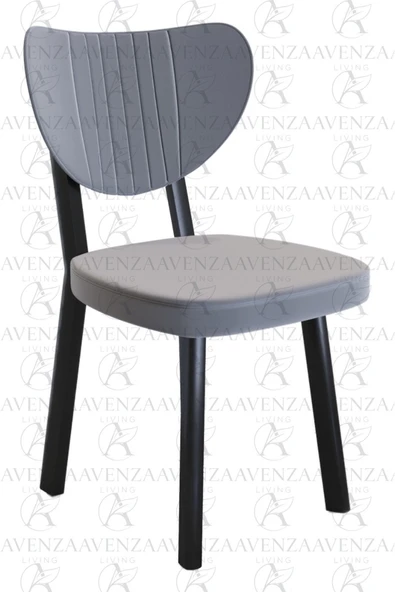 AVENZA LİVİNG ELMA SANDALYE GRİ 4 LÜ MUTFAK SANDALYESİ, YEMEK, BAHÇE, KAFE, MODERN - 2