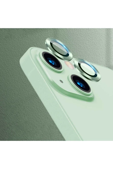 mastersonic iPhone 13 Uyumlu MTSC CL-07 Kamera Koruyucu-Açık Yeşil ürün görseli 1