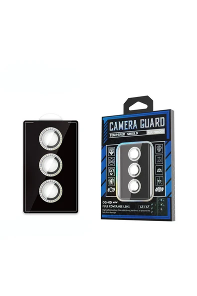 mastersonic Galaxy S24 Plus MTSC Diamond Kamera Lens Koruyucu Cam Filmi-Sarı ürün görseli 1