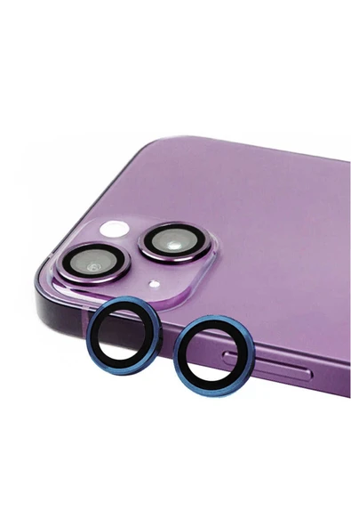 mastersonic iPhone 14 Uyumlu MTSC CL-07 Kamera Koruyucu-Lacivert ürün görseli 1