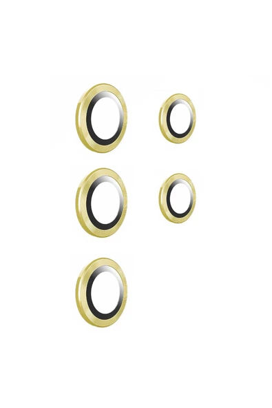 mastersonic Galaxy S24 Ultra Uyumlu MBRK Kamera Koruyucu Cam Filmi-Gold ürün görseli 1