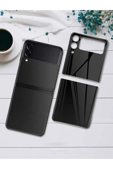 mastersonic Galaxy Z Flip 4 Uyumlu MTSC 3D Side Glass Ekran Koruyucu - Resim 2