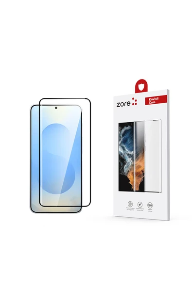 mastersonic Galaxy S25 MTSC Dias Cam Ekran Koruyucu - Siyah ürün görseli 1