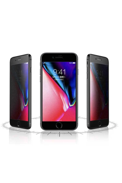 mastersonic iPhone SE 2022 Uyumlu MTSC Anti-Dust Mat Privacy Temperli Ekran Koruyucu - Resim 3