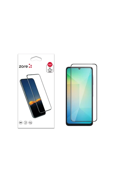 mastersonic Galaxy A06 Uyumlu MTSC Kenarları Kırılmaya Dayanıklı Cam Ekran Koruyucu ürün görseli 1