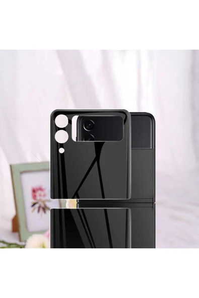 mastersonic Galaxy Z Flip 4 Uyumlu MTSC 3D Side Glass Ekran Koruyucu - Resim 4