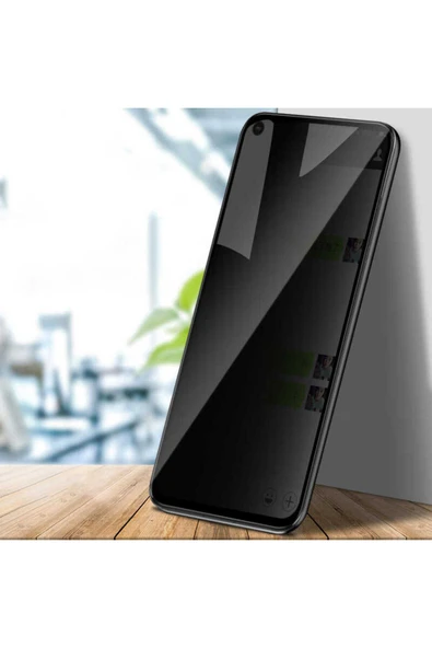mastersonic Oppo Reno 5 Lite Uyumlu MTSC New 5D Privacy Temperli Ekran Koruyucu - Resim 4
