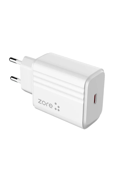 mastersonic MTSC Play Serisi PL2 Type-C to Lightning 2in1 PD Seyahat Şarj Aleti 20W - Beyaz - Resim 5