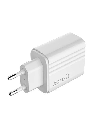 mastersonic MTSC Play Serisi PL2 Type-C to Lightning 2in1 PD Seyahat Şarj Aleti 20W - Beyaz - Resim 3