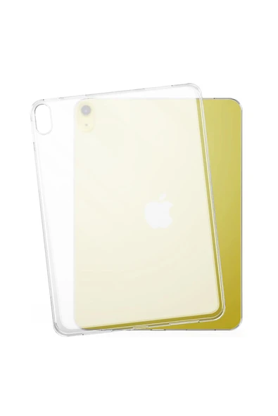 mastersonic iPad 11.Nesil 2025 Kılıf MTSC Tablet Süper Silikon Kapak - Renksiz - Resim 2