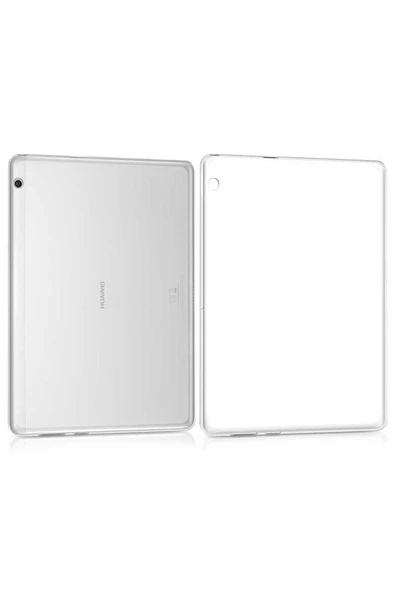 mastersonic MatePad T5 10 Uyumlu MTSC Tablet Süper Silikon Kapak-Siyah - Resim 3