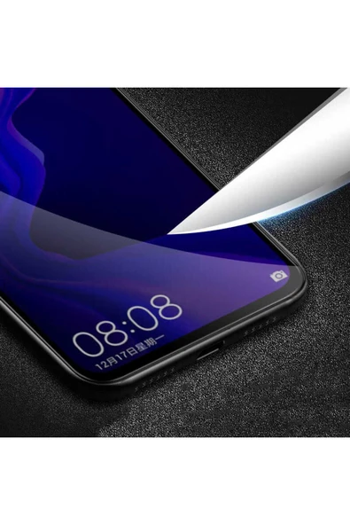 mastersonic Oppo A76 Uyumlu Davin 5D Privacy Cam MTSC Ekran Koruyucu - 4