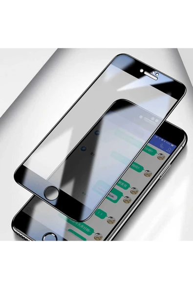 mastersonic iPhone 8 Uyumlu Davin 5D Privacy Cam MTSC Ekran Koruyucu - Resim 4