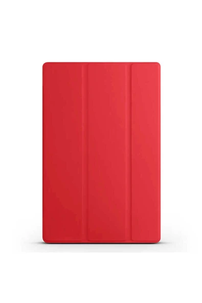 mastersonic Galaxy Tab A8 10.5 SM-X200 (2021) Uyumlu MTSC Smart Cover Standlı 1-1 Kılıf-Kırmızı ürün görseli 1