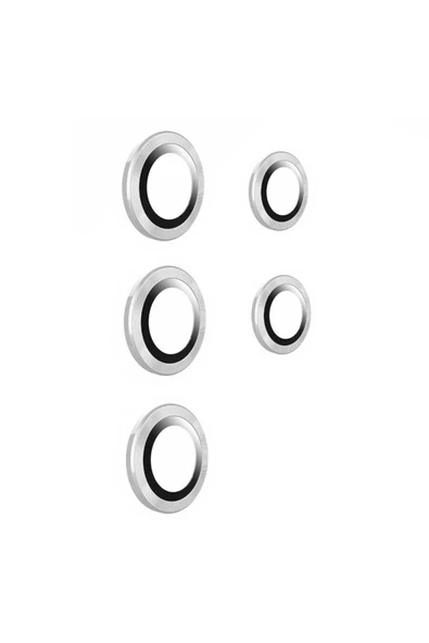 mastersonic Galaxy S22 Ultra Kamera Lens Koruyucu Gümüş ürün görseli 1