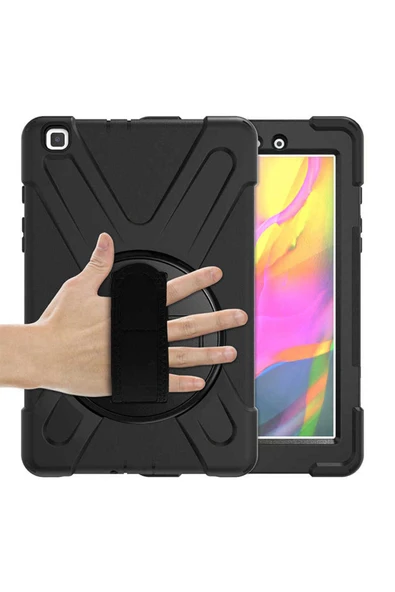 mastersonic Galaxy Tab A 8.0 (2019) T290 MTSC Defender Tablet Silikon - Siyah ürün görseli 1