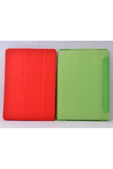 mastersonic Galaxy Tab 3 Lite 7.0 T110 Uyumlu MTSC Smart Cover Standlı 1-1 Kılıf-Pembe Koyu - Resim 2