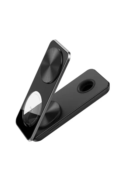 mastersonic 3ın1 Katlanabilir 25w Manyetik Kablosuz Şarj Cihazı ve Standı - Resim 4