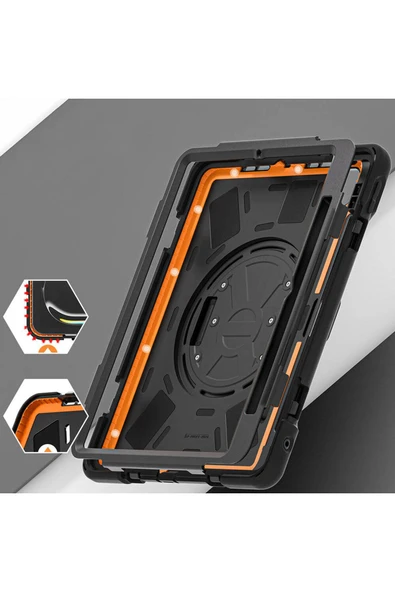 mastersonic iPad Pro 11 2024 MTSC Defender Tablet Silikon - Siyah - Resim 6