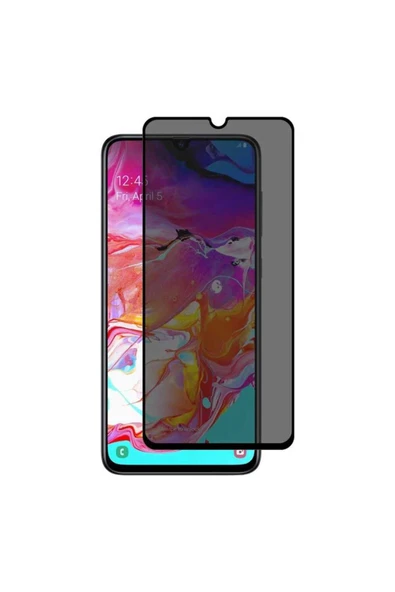 mastersonic Huawei P30 Lite Uyumlu Davin 5D Privacy Cam MTSC Ekran Koruyucu