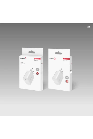 mastersonic MTSC XMac Serisi X3 20W Seyahat Şarj Başlığı - Beyaz - Resim 4