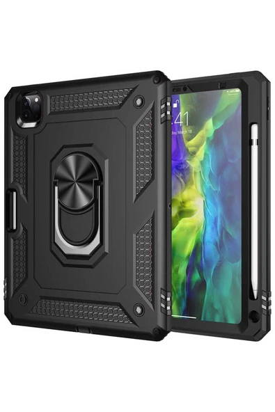 mastersonic iPad Pro 3. nesil 11 inç - Uyumlu Uyumlu MTSC Tablet Vega Kapak-Siyah ürün görseli 1