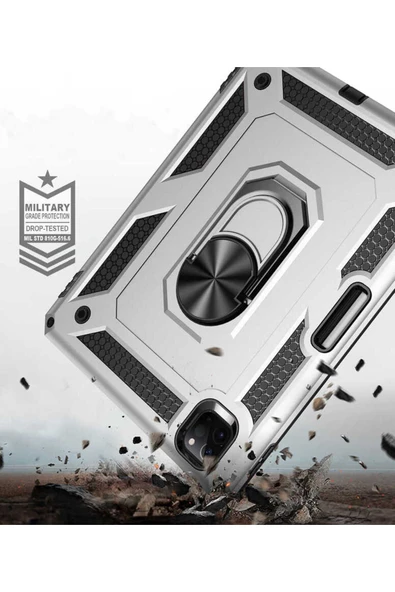 mastersonic iPad Pro 3. nesil 11 inç - Uyumlu Uyumlu MTSC Tablet Vega Kapak-Siyah - Resim 6