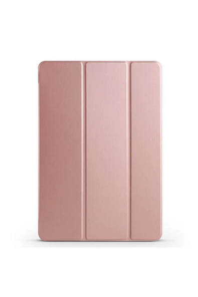 mastersonic Galaxy Tab S9 Plus Uyumlu MTSC Smart Cover Standlı 1-1 Kılıf-Rose Gold ürün görseli 1