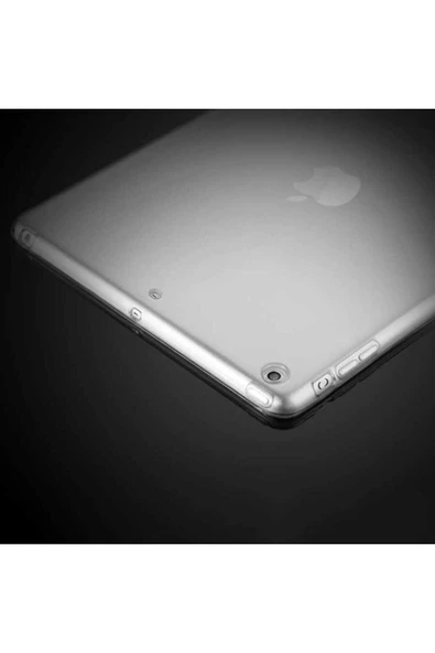 mastersonic iPad 9.7 2018 (6.Nesil) - Uyumlu Uyumlu MTSC Tablet Süper Silikon Kapak-Renksiz - Resim 3