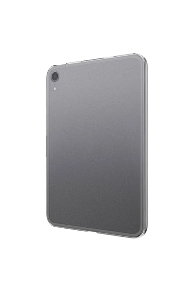 mastersonic iPad Mini 2021 (6 Nesil) Kılıf Uyumlu MTSC Tablet Süper Silikon Kapak-Renksiz - Resim 3