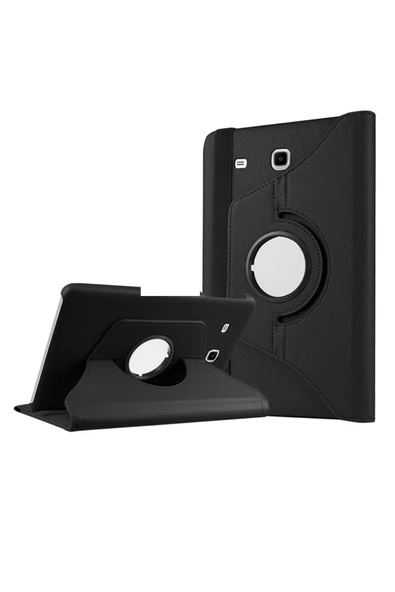 mastersonic Galaxy Tab E T560 9.6 Uyumlu MTSC Dönebilen Standlı Kılıf-Siyah ürün görseli 1