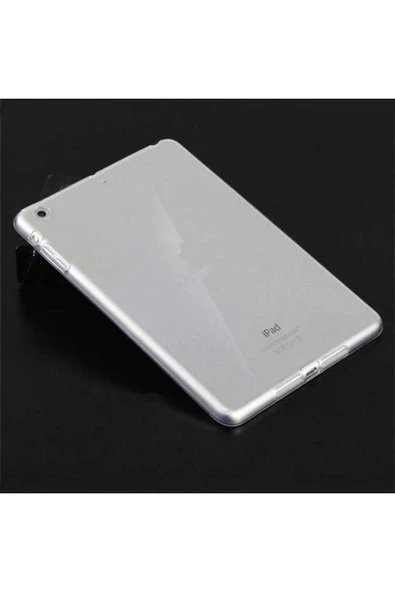 mastersonic iPad 9.7 2018 (6.Nesil) - Uyumlu Uyumlu MTSC Tablet Süper Silikon Kapak-Renksiz - Resim 2